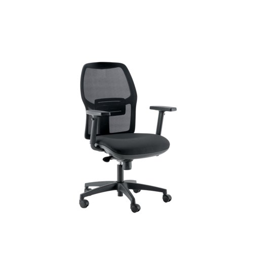5 Star Rovia Mesh Task Chair with Adjustable Arms Black SF3072021