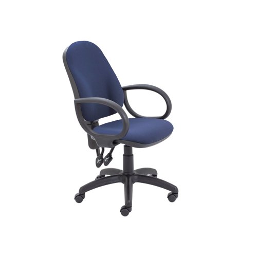 5 Star Lumo High Back Operator Chair Fixed Arms Royal Blue SF3167305