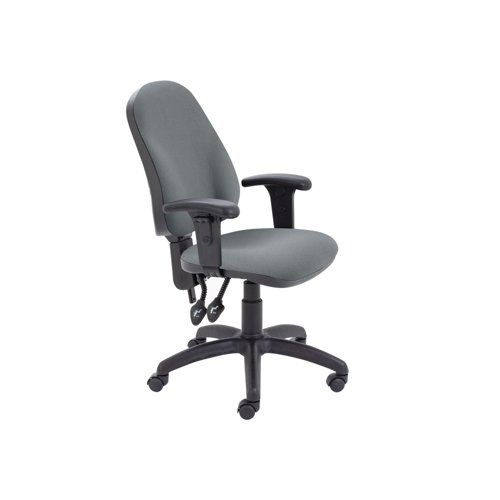 5 Star Lumo Hbk Operator Chair Adjustable Arms Charcoal SF5761218