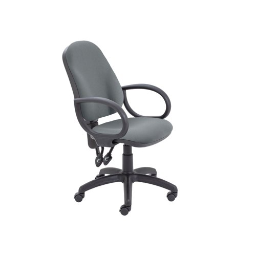 5 Star Lumo High Back Operator Chair Fixed Arms Charcoal SF9307882
