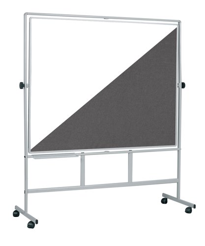 Bi-Office Revolver Plus Lacquered Steel/Felt Surface 1200x900mm QR3267 Drywipe Boards BQ00099