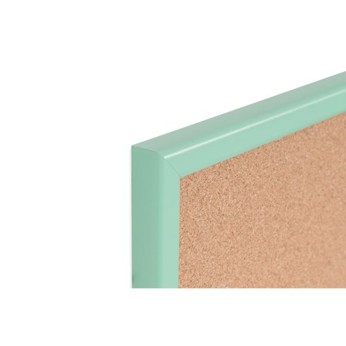 Bi-Office Pastel Cork Noticeboard Green Frame 60x40cm MC030011971