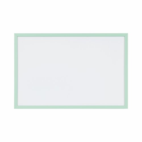 Bi-Office Pastel Non-Magnetic Whiteboard Green Frame 60x40cm MP03001971