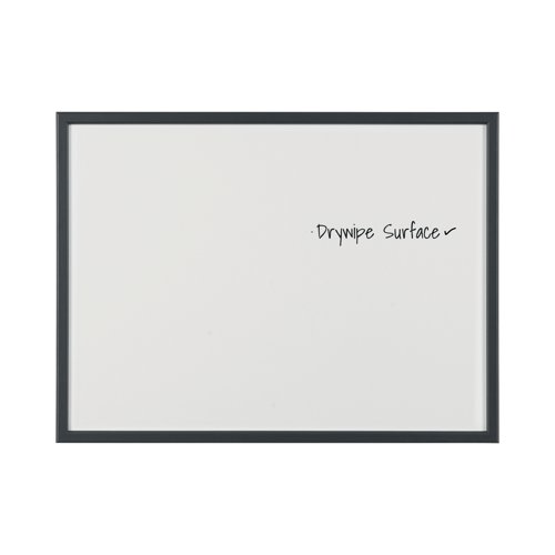 Bi-Office Basic Whiteboard Drywipe Surface Black Frame 60x45cm MP04001161 | Bi-Silque