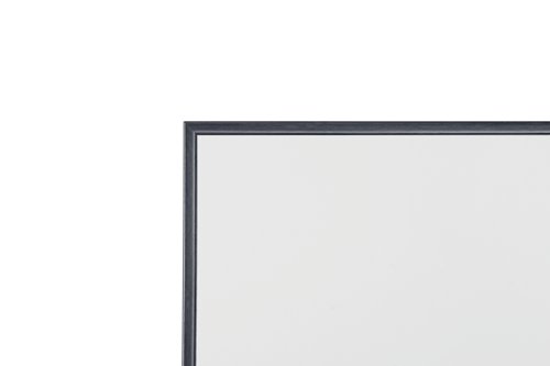 Bi-Office Basic Whiteboard Drywipe Surface Black Frame 120x90cm MP14001169 Drywipe Boards BQ03469