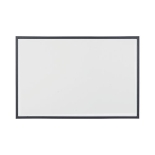 Bi-Office Basic Whiteboard Drywipe Surface Black Frame 90x60cm MP07001161