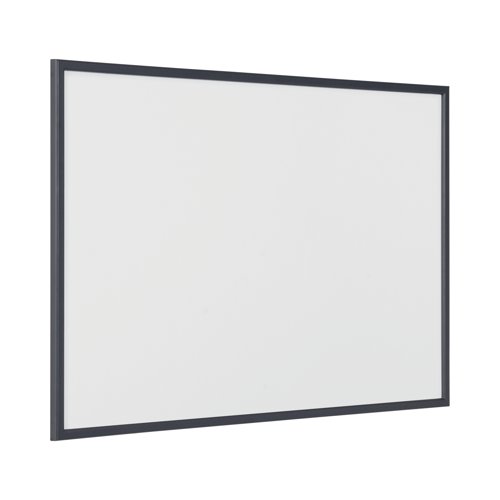 Bi-Office Basic Whiteboard Drywipe Surface Black Frame 90x60cm MP07001161 | Bi-Silque