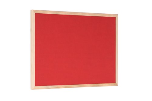 The Bi-Office Reversible noticeboard is a practical and well-designed pin board. Double-sided, you get two times the pinning area. On one side, the cork surface is self-healing and resistant, no marks are visible when the push pins are removed. On the other side, the smooth red felt surface brings a bit of life to the office with colour, and increase the usability and perception of the board. You can also separate important notices by the use of red, blue, green, and so on. The right colour will definitely create more impact. The lightweight wood frame gives the board an organic look. Pin boards are a great way to keep important information organised and to post reminders. its a handy way to inform everyone at once, to get creative or set goals. Use push pins/hook-and-loop to post notes or any message, as well as to improve presentations. Let creativity flow within the workplace and set an interactive way for colleagues to communicate. Just flip it and use it. The set includes an installation kit for an easy horizontal or vertical wall mount. As a wall-mounted board, its a cost-effective solution that saves room space.