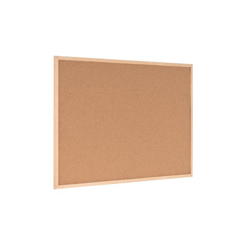 Bi-Office Double-Sided Board Cork And Felt 600x900mm Red FB0710010