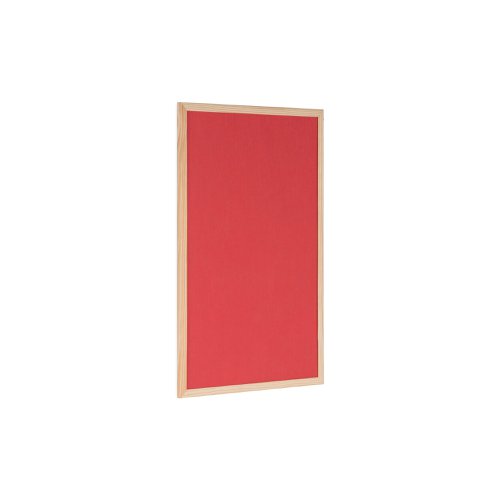 Bi-Office Double-Sided Board Cork And Felt 600x900mm Red FB0710010