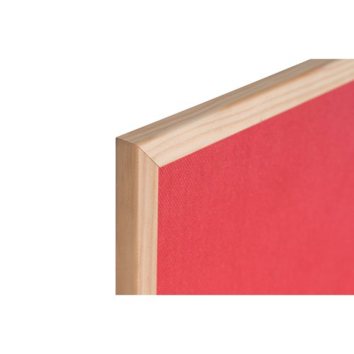 Bi-Office Double-Sided Board Cork And Felt 600x900mm Red FB0710010