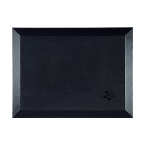 Bi-Office Kamashi Black Softouch Noticeboard Black Frame 60x45cm FB04361012