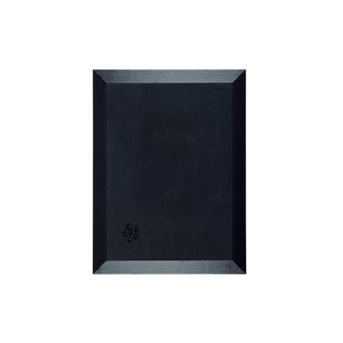 Bi-Office Kamashi Black Softouch Noticeboard Black Frame 60x45cm FB04361012