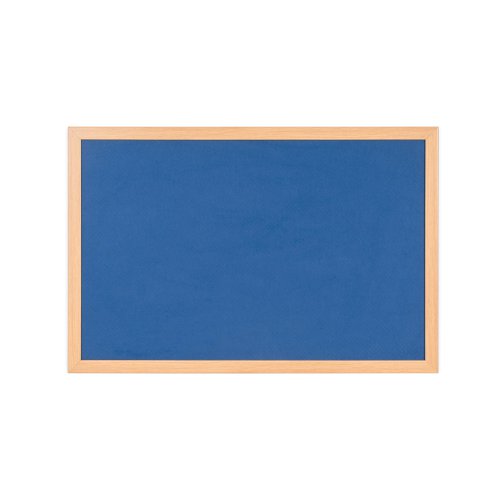 Bi-Office Earth Felt Notice Board 900x600mm Blue RFB0743233