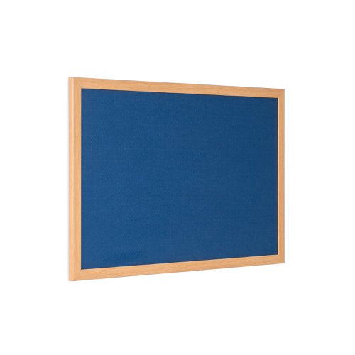 Bi-Office Earth Felt Notice Board 900x600mm Blue RFB0743233