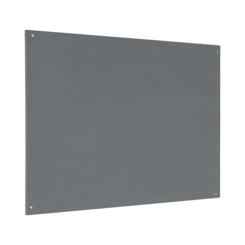 Bi-Office Unframed Noticeboard Grey Felt Surface 875x575mm FB0742397