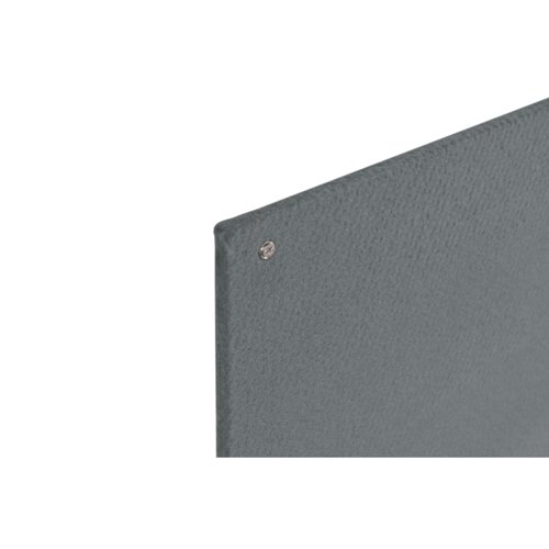 Bi-Office Unframed Noticeboard Grey Felt Surface 875x575mm FB0742397