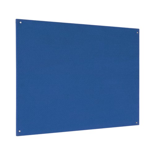 Bi-Office Unframed Noticeboard Blue Felt Surface 875x575mm FB0743397