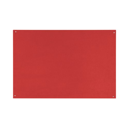 Bi-Office Unframed Noticeboard Red Felt Surface 1175x875mm FB1446397