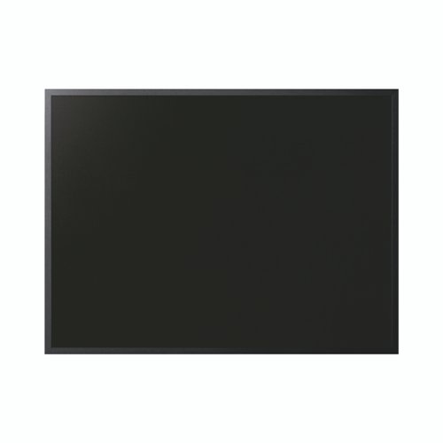 Bi-Office Essentials Black Softouch Noticeboard Black Frame 120x45cm FB1436169