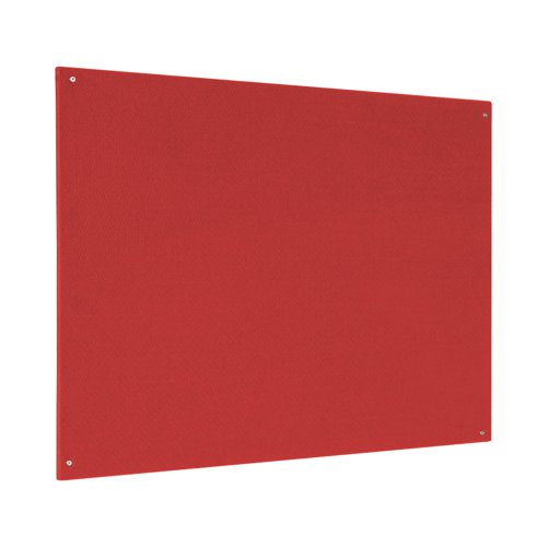 Bi-Office Unframed Noticeboard Red Felt Surface 875x575mm FB0746397