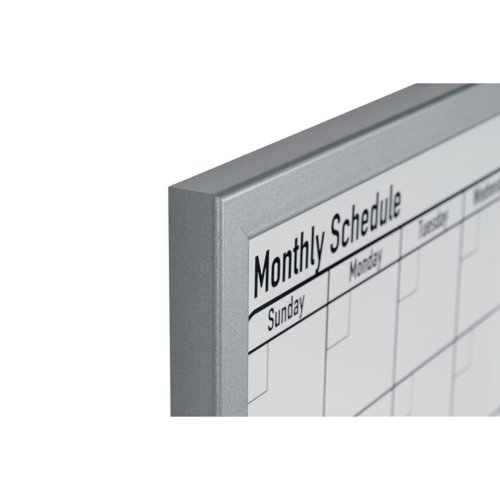 Bi-Office Magnetic Monthly Planner Whiteboard Grey Frame 60x40cm MM03062839