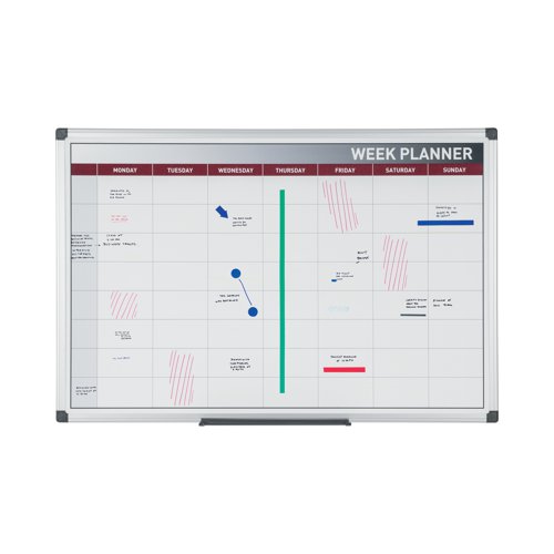 Bi-Office Maya Magnetic Week Planner 60x45cm GA0233170