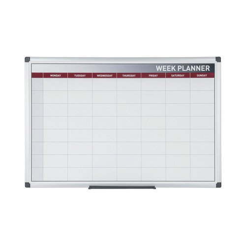 Bi-Office Magnetic Week Planner 900x600mm GA0333170