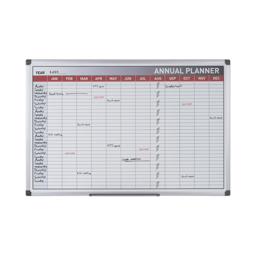 Bi-Office Maya Magnetic Annual Planner 90x60cm GA0337170