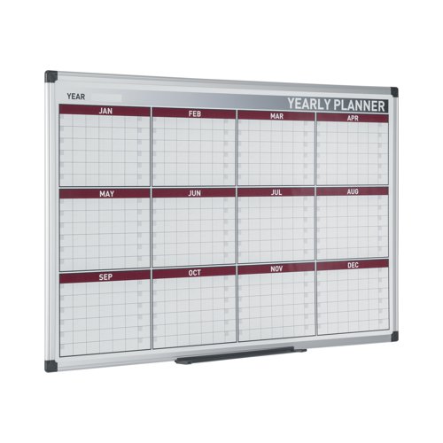 Bi-Office Maya 12 Month Magnetic Annual Planner 90x60cm GA0375170