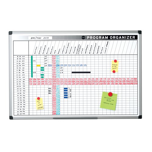 Bi-Office Maya Magnetic Program Organizer 90x60cm GA0374170