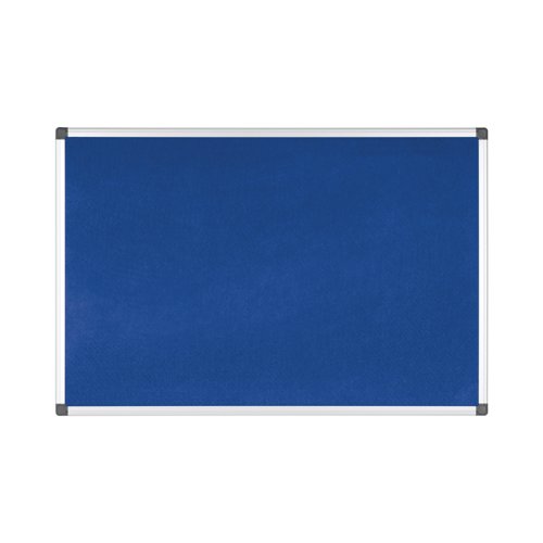 Bi-Office Maya Felt Noticeboard 2400x1200mm Blue 9200023