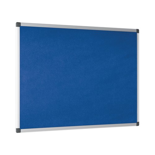 Bi-Office Maya Felt Noticeboard 2400x1200mm Blue 9200023