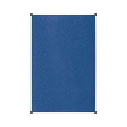 Bi-Office Maya Felt Noticeboard 2400x1200mm Blue 9200023
