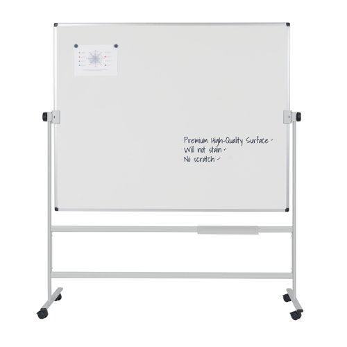 Bi-Office Revolving Whiteboard Enamel Surface 150x120cm QR0404 | Bi-Silque