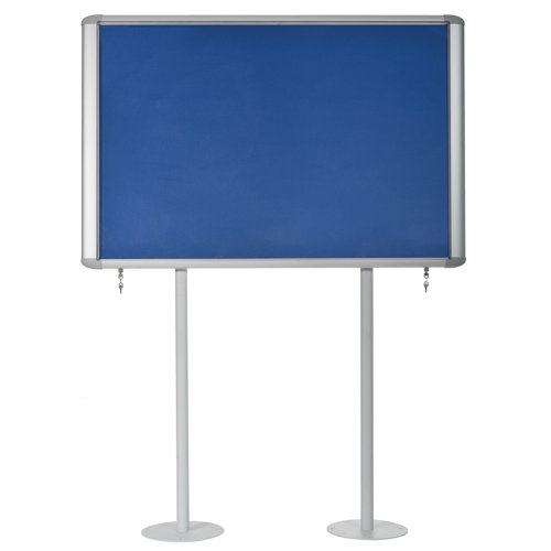 Bi-Office Mastervision Out Display Blue Sunken Post Top Hinged 15xA4 OMS380207760