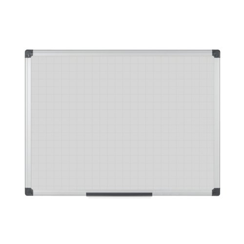 Bi-Office Maya Gridded Whiteboard Lacquered Steel Surface 240x120cm MA2147170