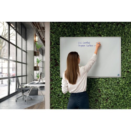 Bi-Office Earth-It Non-Magnetic Melamine Drywipe Board 1800x1200mm Aluminium Frame MA2700790 | Bi-Silque