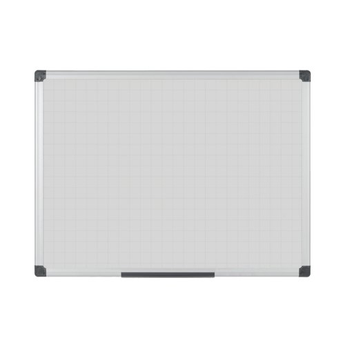 Bi-Office Maya Magnetic Whiteboard Gridded 1200x1200mm MA3847170