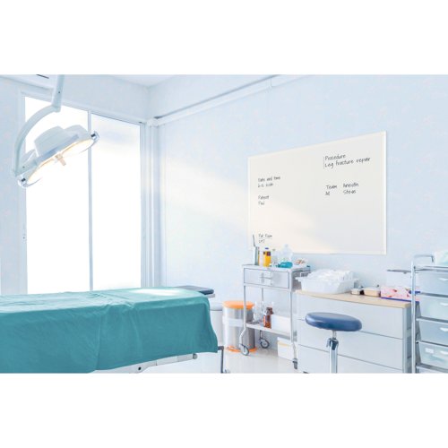 Bi-Office Maya Antimicrobial Whiteboard Aluminium Frame 120x90cm BMA0507226