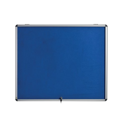 Bi-Office Fire Retardant 874x603mm 8xA4 Display Case ST390101150 Glazed Notice Boards BQ12001