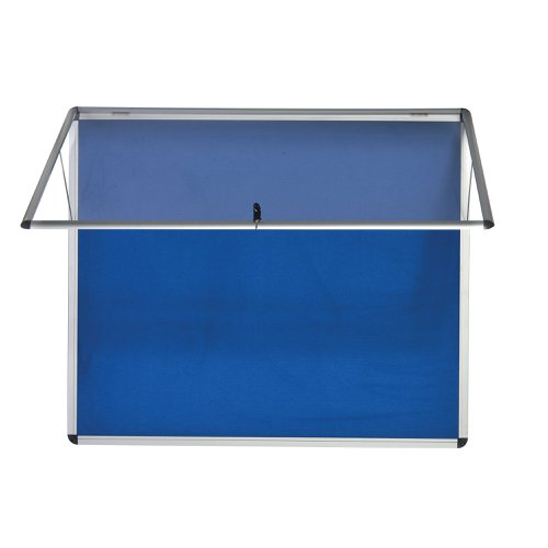 Bi-Office Fire Retardant 874x603mm 8xA4 Display Case ST390101150 Glazed Notice Boards BQ12001