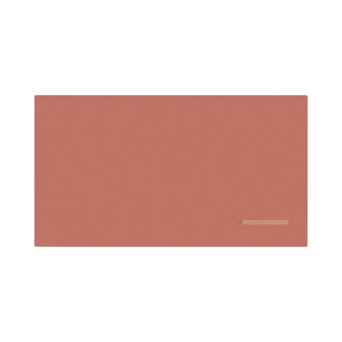 Bi-Office Loop Magnetic Lacquered Steel Surface Frameless board 2400x1000mm Terracotta WRL02880101