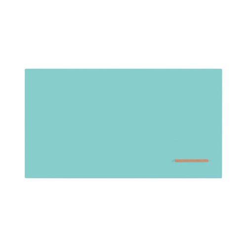 Bi-Office Loop Magnetic Lacquered Steel Surface Frameless board 2400x1000mm Caribe WRL02950101