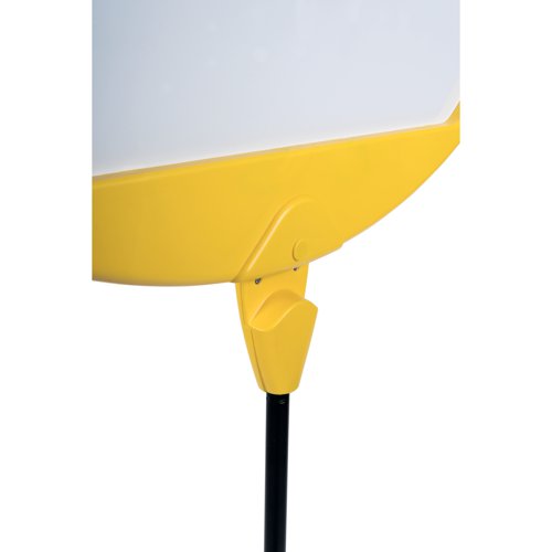 Bi-Office Yellow Arrow Floor Sign Magnetic Drywipe Surface SIG01010909 | Bi-Silque