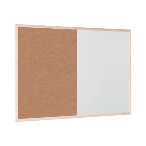 Bi-Office Cork and Drywipe Combination Board 600x400mm MX03001010 | Bi-Silque