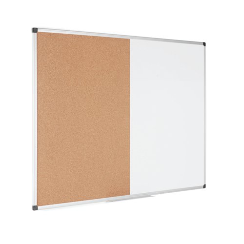 Bi-Office Maya Combination Board Cork/Drywipe Surface 180x90cm XA2712170 | Bi-Silque