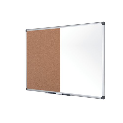 Bi-Office Maya Combination Board Cork/Drywipe Surface 80x60cm XA1302170 Combination Boards BQ26979