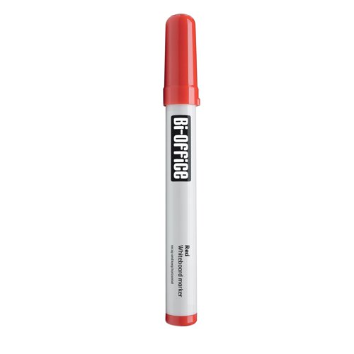 Bi-Office Drywipe Markers Red (Pack of 10) PE1007 | Bi-Silque