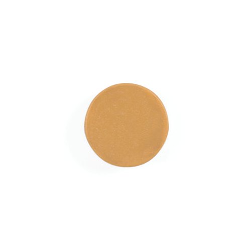 Bi-Office Round Magnets 10mm Yellow Pack of 10 IM160209
